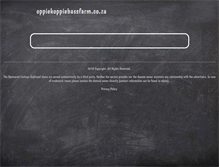 Tablet Screenshot of oppiekoppiebassfarm.co.za